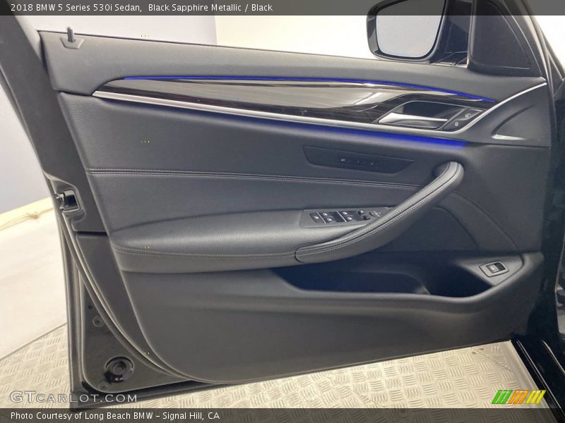 Black Sapphire Metallic / Black 2018 BMW 5 Series 530i Sedan