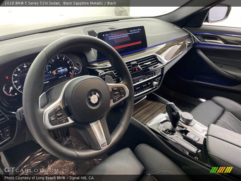 Black Sapphire Metallic / Black 2018 BMW 5 Series 530i Sedan