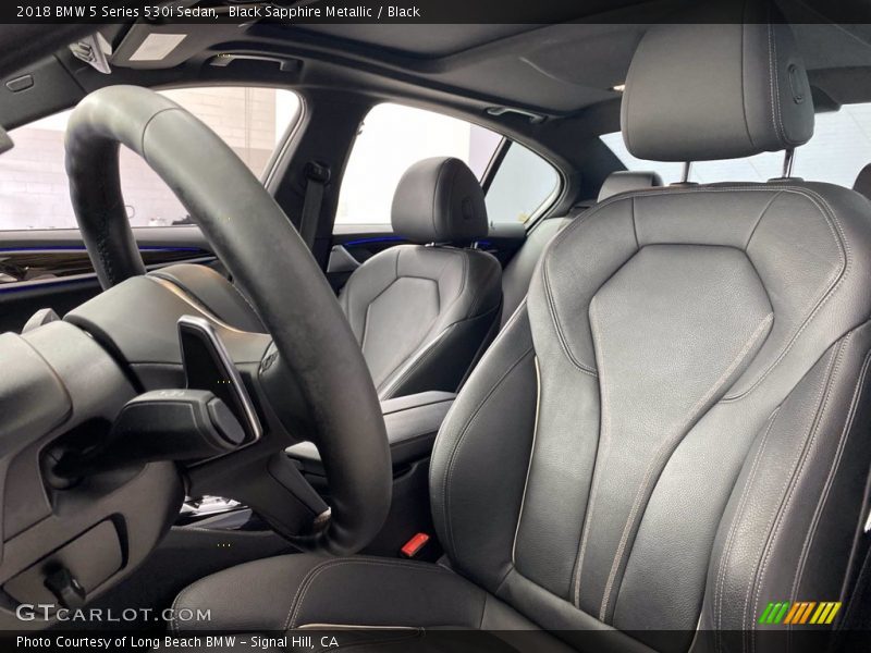 Black Sapphire Metallic / Black 2018 BMW 5 Series 530i Sedan