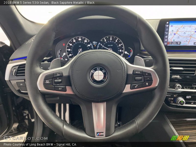 Black Sapphire Metallic / Black 2018 BMW 5 Series 530i Sedan