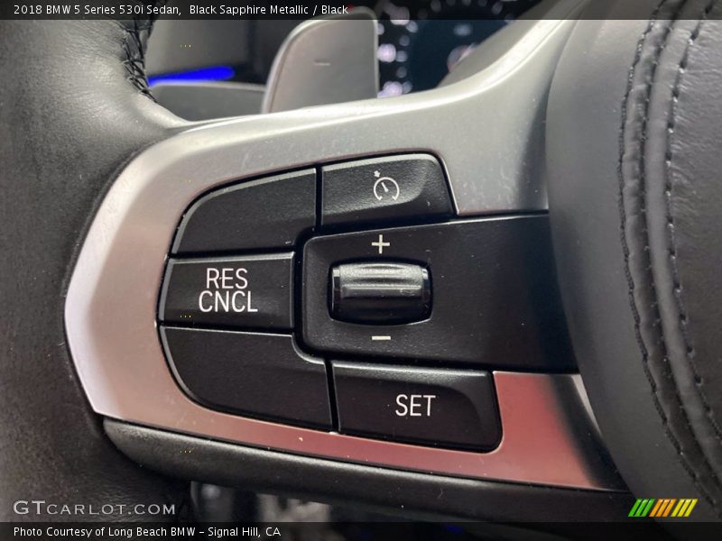 Black Sapphire Metallic / Black 2018 BMW 5 Series 530i Sedan