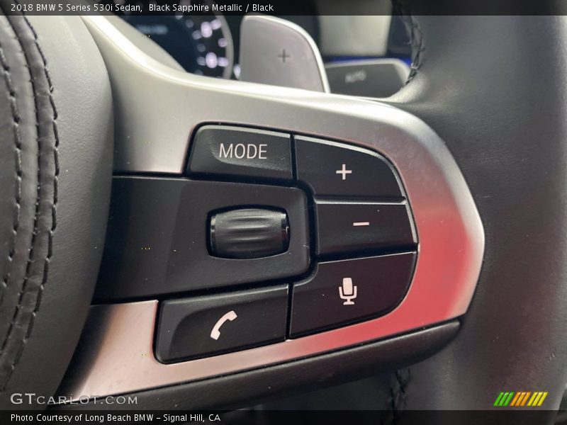 Black Sapphire Metallic / Black 2018 BMW 5 Series 530i Sedan
