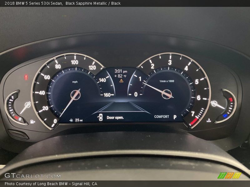 Black Sapphire Metallic / Black 2018 BMW 5 Series 530i Sedan