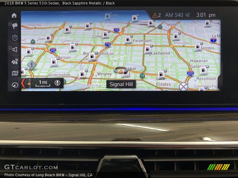 Black Sapphire Metallic / Black 2018 BMW 5 Series 530i Sedan