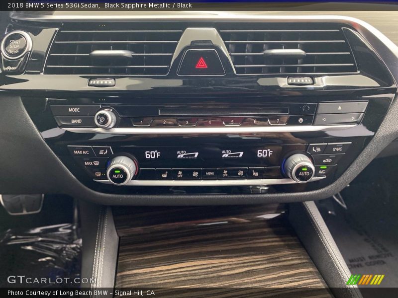 Black Sapphire Metallic / Black 2018 BMW 5 Series 530i Sedan