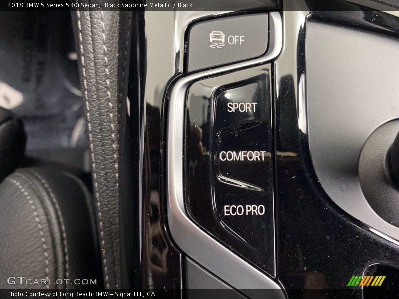 Black Sapphire Metallic / Black 2018 BMW 5 Series 530i Sedan