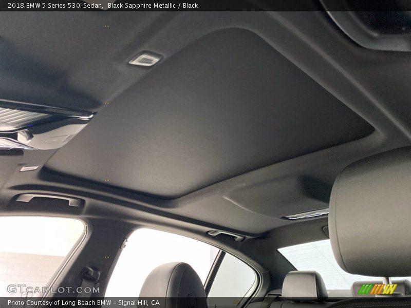 Black Sapphire Metallic / Black 2018 BMW 5 Series 530i Sedan