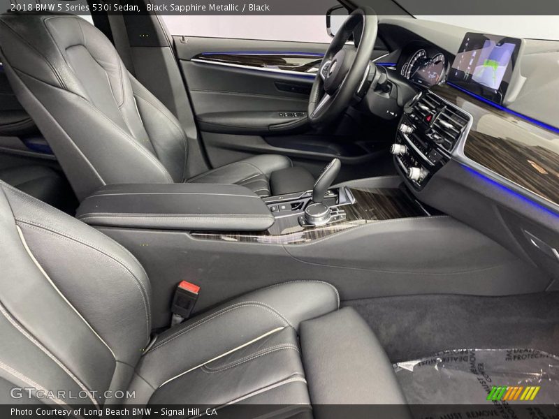 Black Sapphire Metallic / Black 2018 BMW 5 Series 530i Sedan