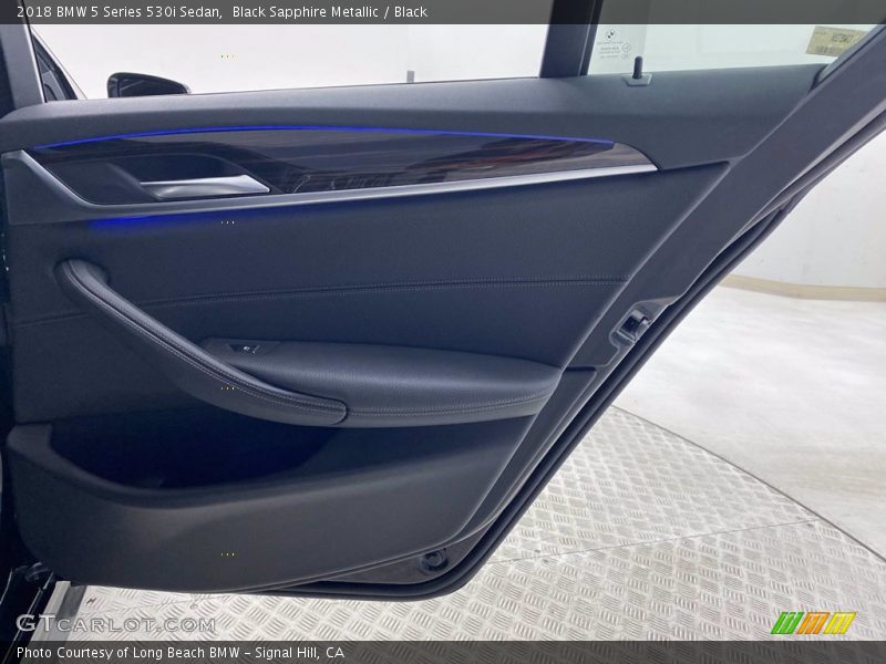 Black Sapphire Metallic / Black 2018 BMW 5 Series 530i Sedan