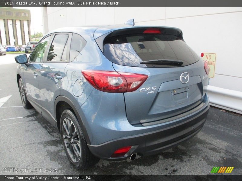 Blue Reflex Mica / Black 2016 Mazda CX-5 Grand Touring AWD