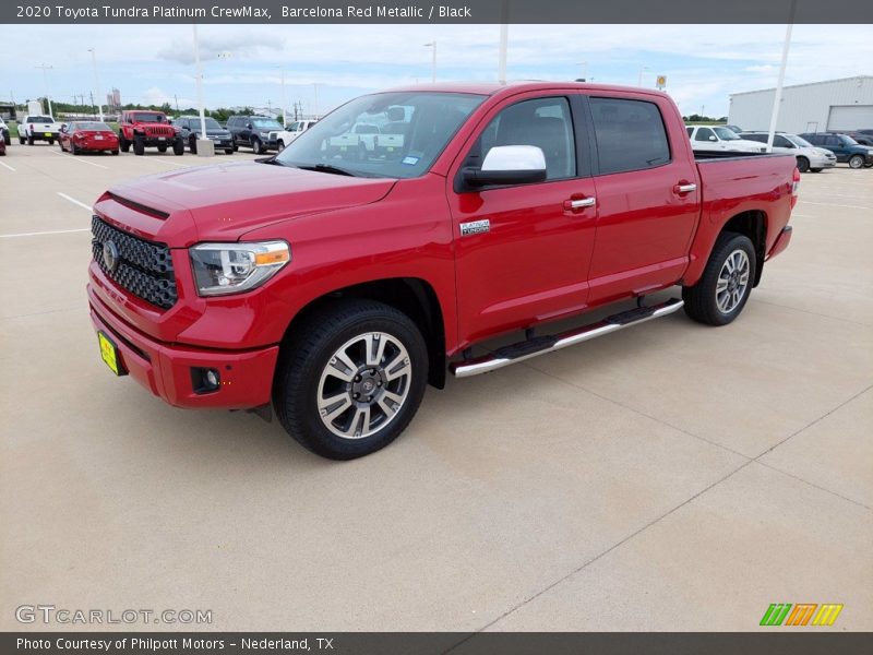 Barcelona Red Metallic / Black 2020 Toyota Tundra Platinum CrewMax