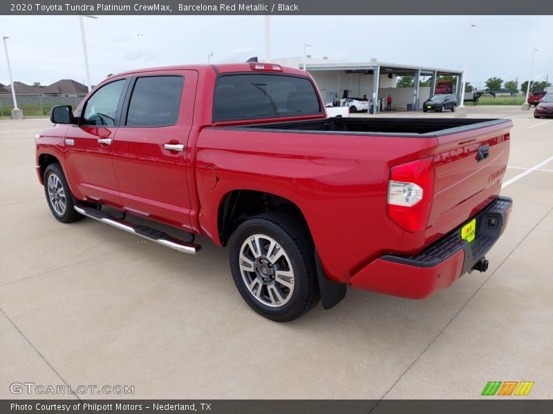 Barcelona Red Metallic / Black 2020 Toyota Tundra Platinum CrewMax