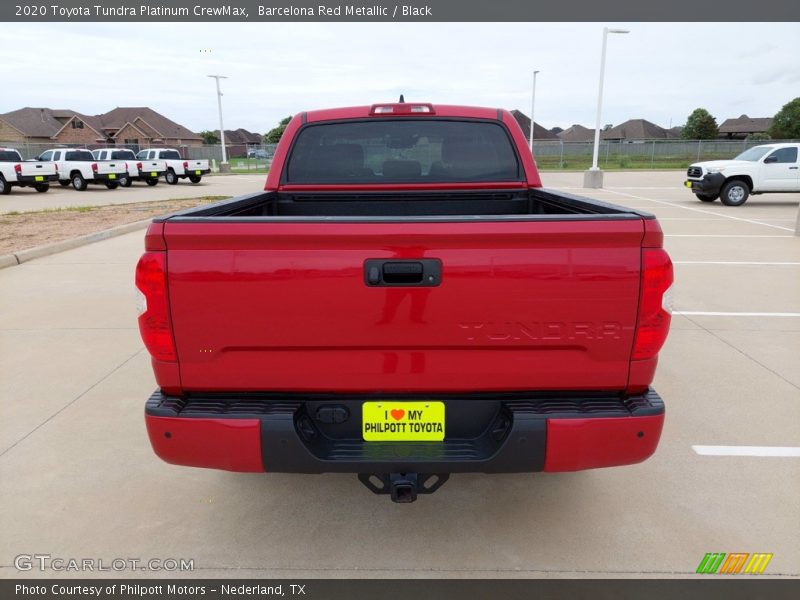 Barcelona Red Metallic / Black 2020 Toyota Tundra Platinum CrewMax