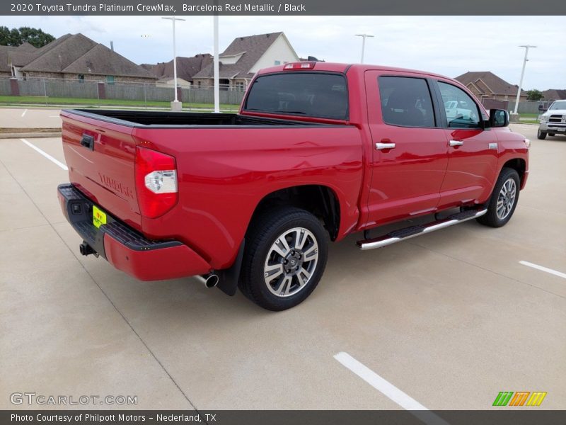 Barcelona Red Metallic / Black 2020 Toyota Tundra Platinum CrewMax