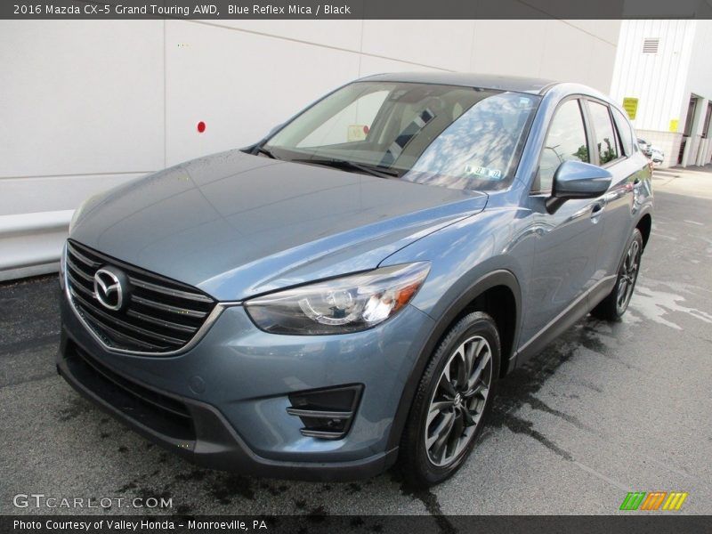 Blue Reflex Mica / Black 2016 Mazda CX-5 Grand Touring AWD