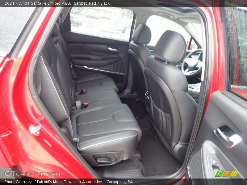 Calypso Red / Black 2021 Hyundai Santa Fe Limited AWD
