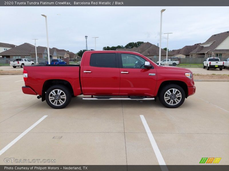 Barcelona Red Metallic / Black 2020 Toyota Tundra Platinum CrewMax