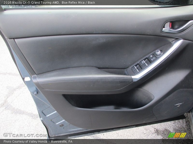 Blue Reflex Mica / Black 2016 Mazda CX-5 Grand Touring AWD