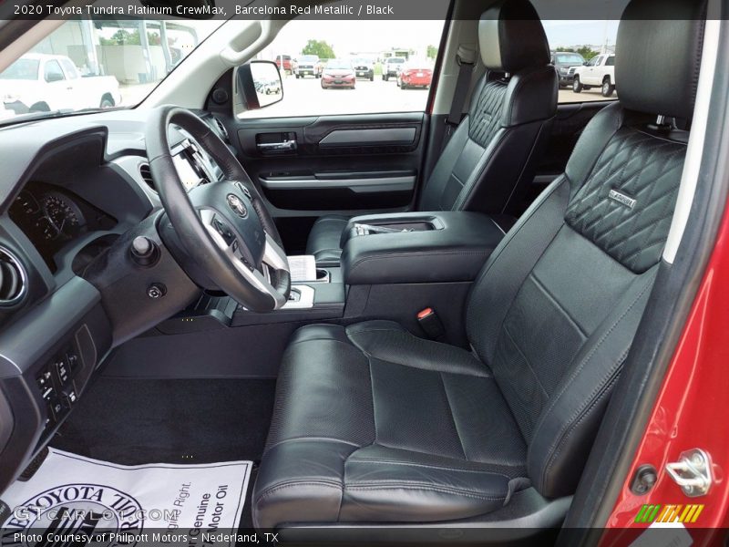 Barcelona Red Metallic / Black 2020 Toyota Tundra Platinum CrewMax