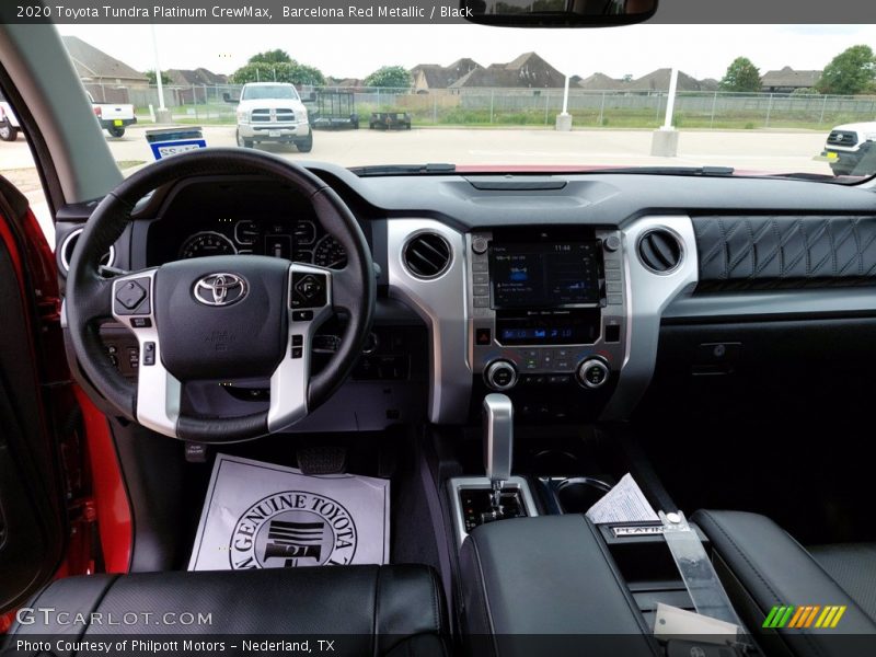 Barcelona Red Metallic / Black 2020 Toyota Tundra Platinum CrewMax