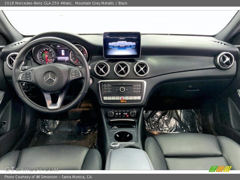 Mountain Grey Metallic / Black 2018 Mercedes-Benz GLA 250 4Matic