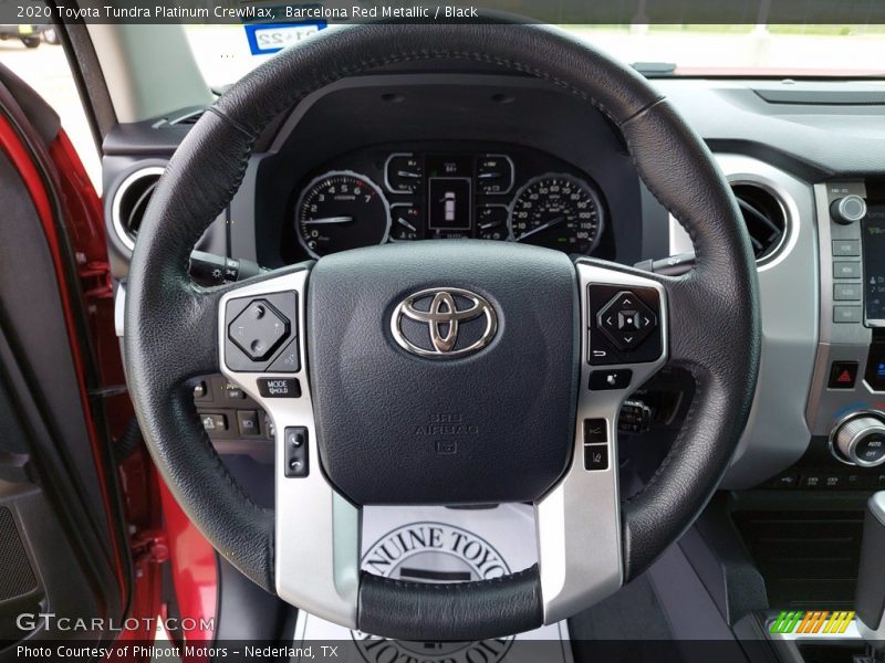 Barcelona Red Metallic / Black 2020 Toyota Tundra Platinum CrewMax