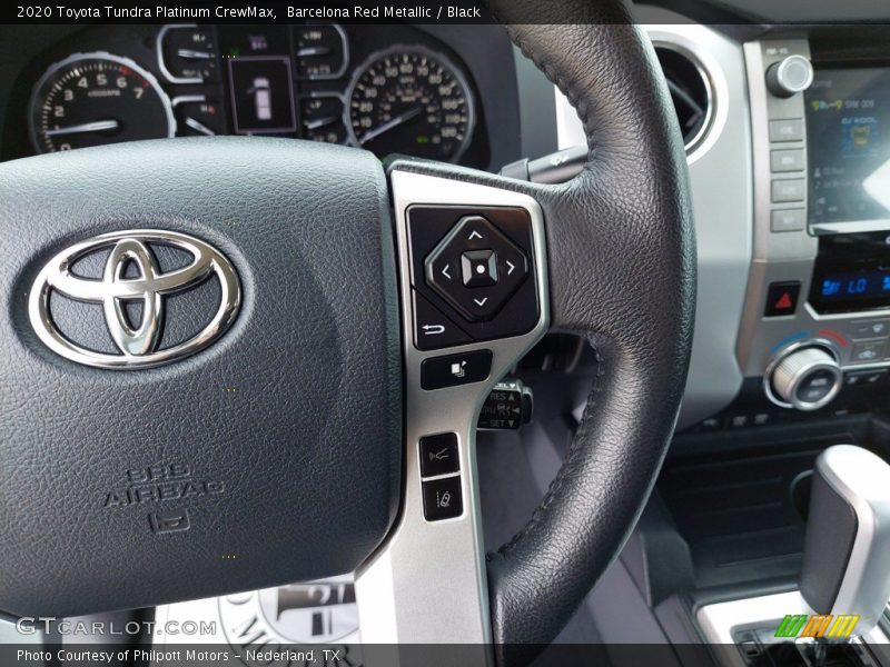 Barcelona Red Metallic / Black 2020 Toyota Tundra Platinum CrewMax