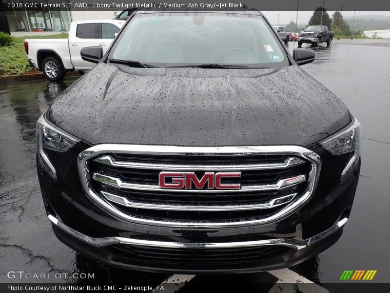 Ebony Twilight Metallic / Medium Ash Gray/­Jet Black 2018 GMC Terrain SLT AWD