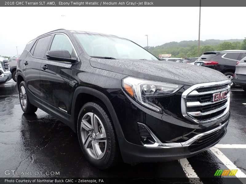 Ebony Twilight Metallic / Medium Ash Gray/­Jet Black 2018 GMC Terrain SLT AWD