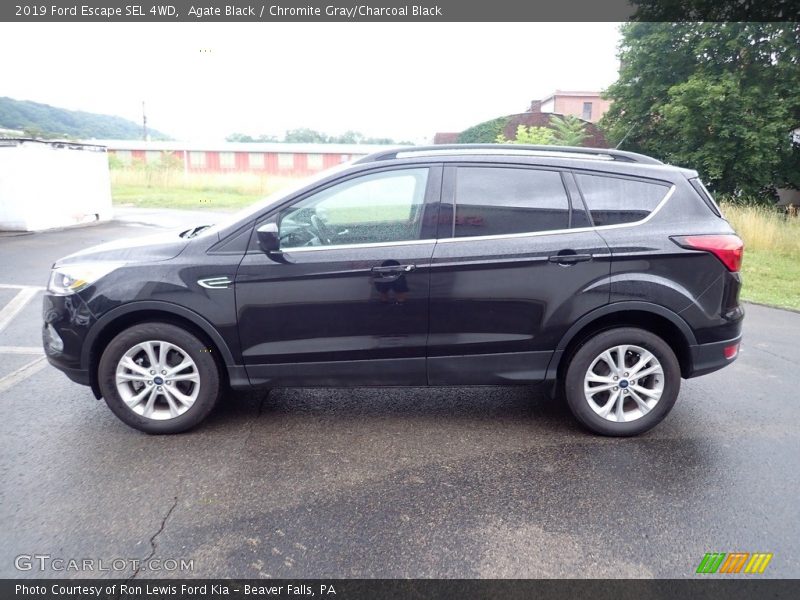 Agate Black / Chromite Gray/Charcoal Black 2019 Ford Escape SEL 4WD
