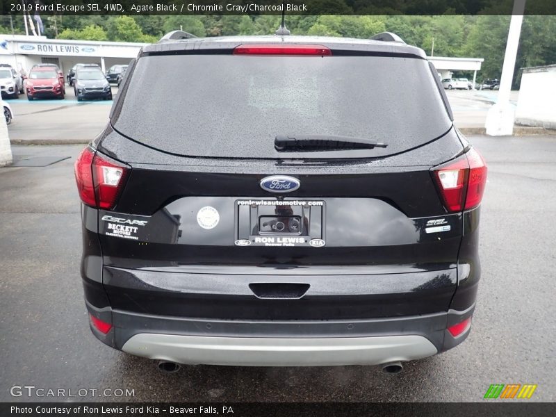 Agate Black / Chromite Gray/Charcoal Black 2019 Ford Escape SEL 4WD