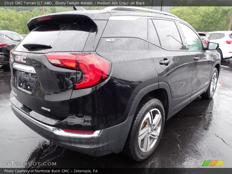 Ebony Twilight Metallic / Medium Ash Gray/­Jet Black 2018 GMC Terrain SLT AWD