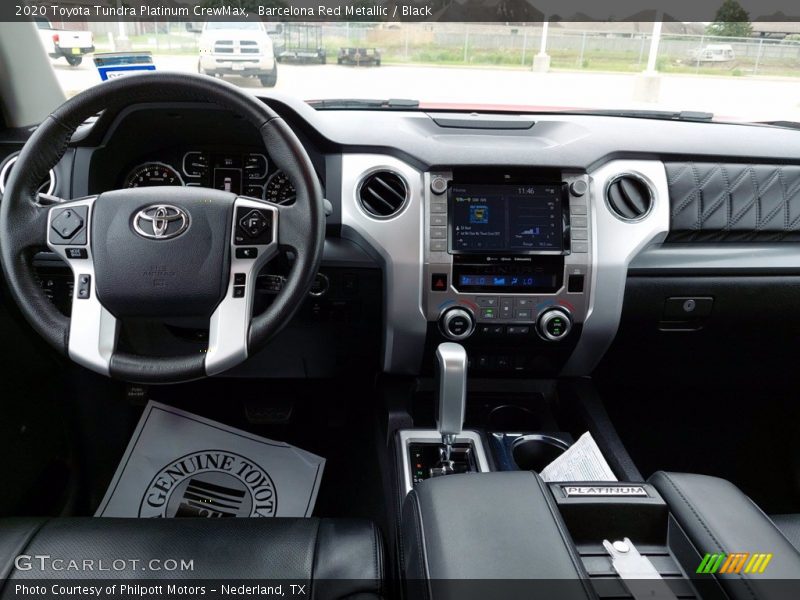 Barcelona Red Metallic / Black 2020 Toyota Tundra Platinum CrewMax