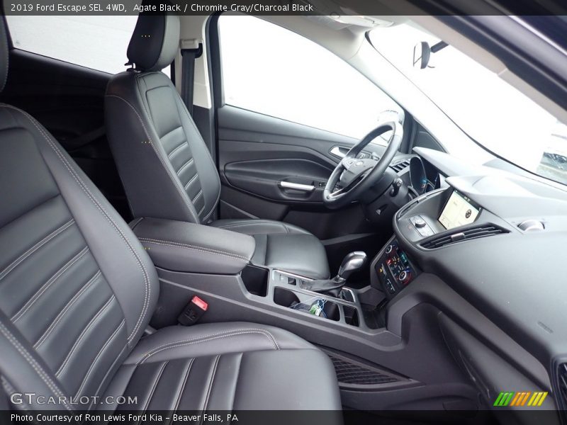 Agate Black / Chromite Gray/Charcoal Black 2019 Ford Escape SEL 4WD
