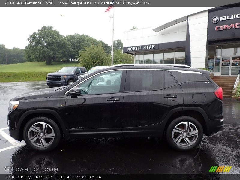 Ebony Twilight Metallic / Medium Ash Gray/­Jet Black 2018 GMC Terrain SLT AWD