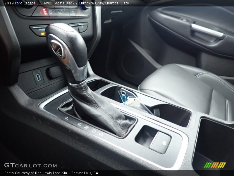 Agate Black / Chromite Gray/Charcoal Black 2019 Ford Escape SEL 4WD