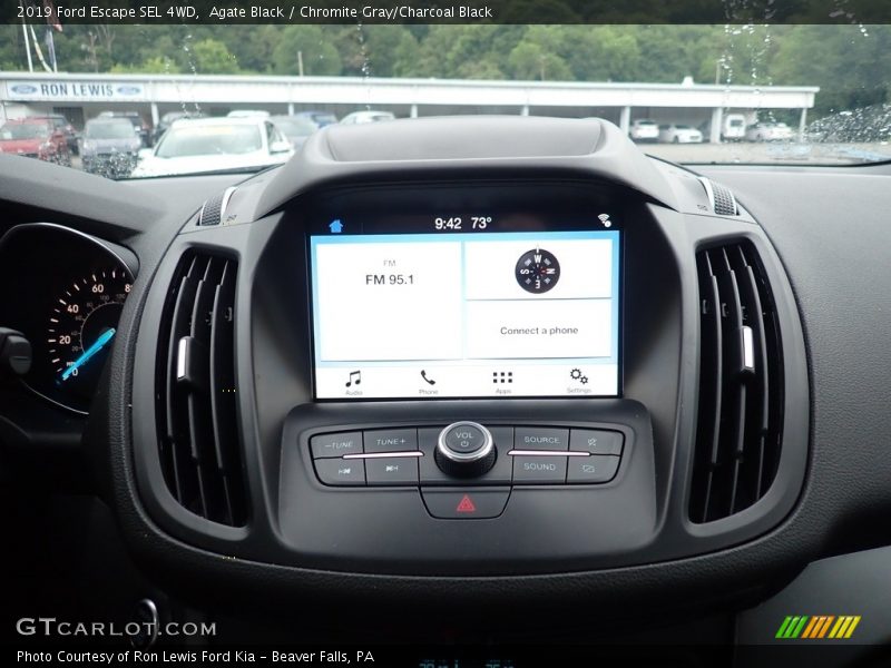 Agate Black / Chromite Gray/Charcoal Black 2019 Ford Escape SEL 4WD
