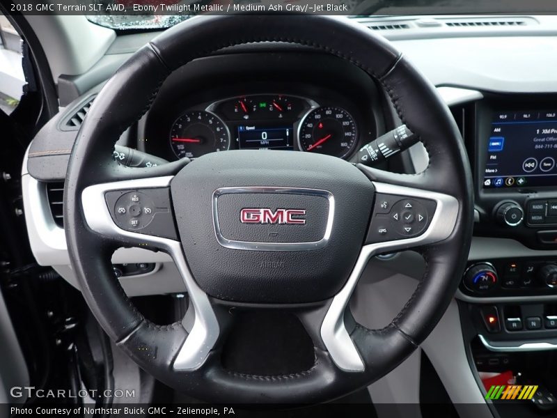 Ebony Twilight Metallic / Medium Ash Gray/­Jet Black 2018 GMC Terrain SLT AWD