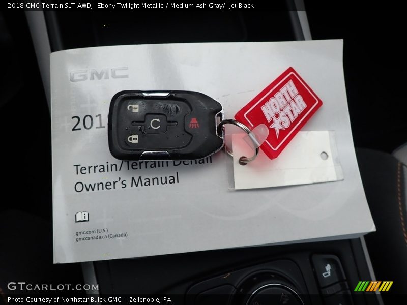 Ebony Twilight Metallic / Medium Ash Gray/­Jet Black 2018 GMC Terrain SLT AWD