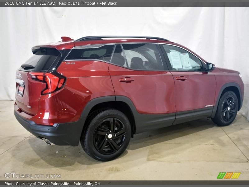 Red Quartz Tintcoat / ­Jet Black 2018 GMC Terrain SLE AWD