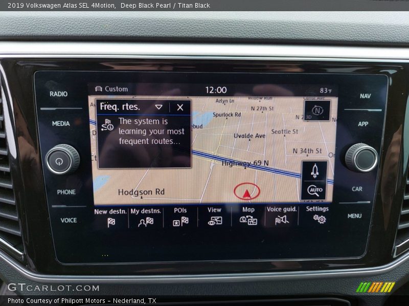 Deep Black Pearl / Titan Black 2019 Volkswagen Atlas SEL 4Motion