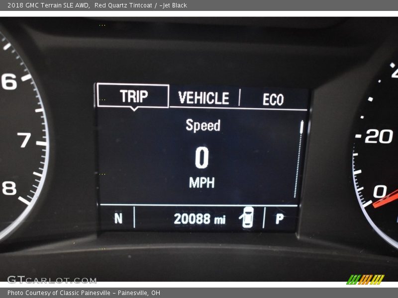 Red Quartz Tintcoat / ­Jet Black 2018 GMC Terrain SLE AWD