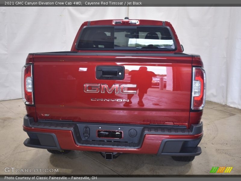Cayenne Red Tintcoat / Jet Black 2021 GMC Canyon Elevation Crew Cab 4WD