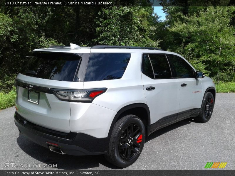 Silver Ice Metallic / Jet Black 2018 Chevrolet Traverse Premier