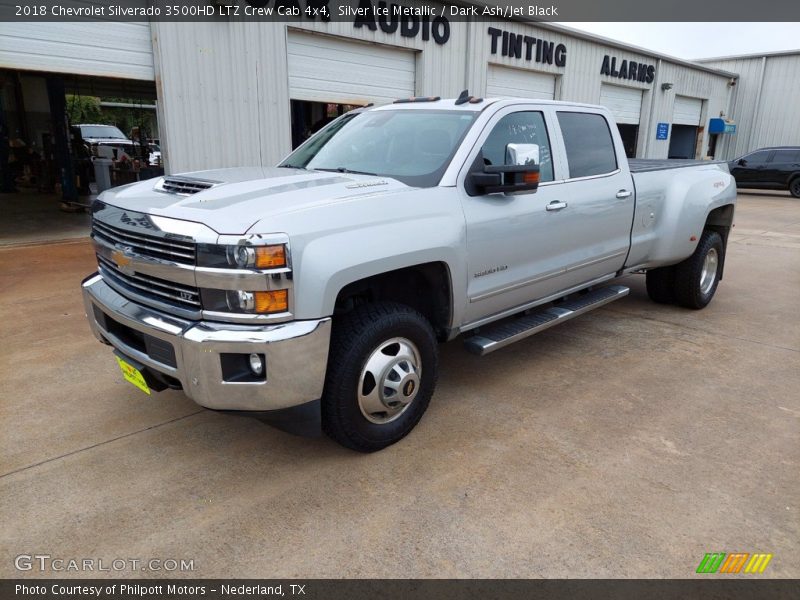 Front 3/4 View of 2018 Silverado 3500HD LTZ Crew Cab 4x4