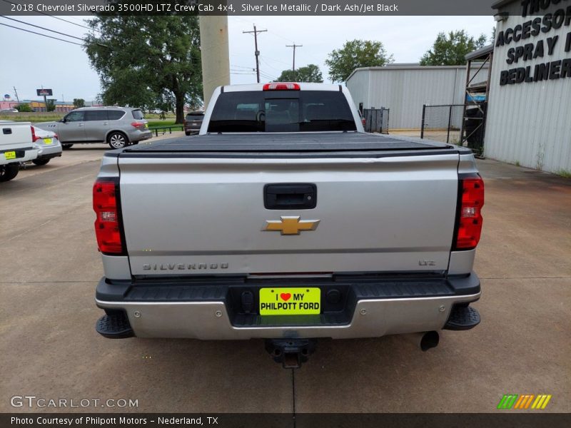Silver Ice Metallic / Dark Ash/Jet Black 2018 Chevrolet Silverado 3500HD LTZ Crew Cab 4x4