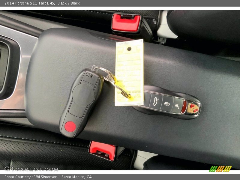 Keys of 2014 911 Targa 4S