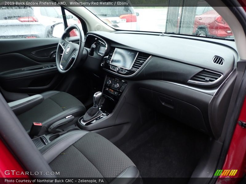 Winterberry Red Metallic / Ebony 2019 Buick Encore Preferred AWD