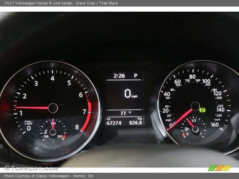 Urano Gray / Titan Black 2017 Volkswagen Passat R-Line Sedan