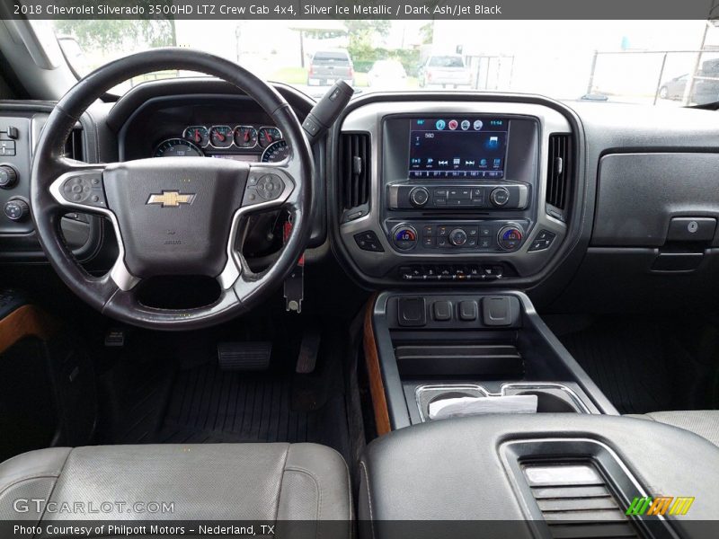 Dashboard of 2018 Silverado 3500HD LTZ Crew Cab 4x4